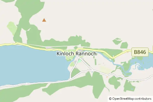 Mapa Kinloch Rannoch