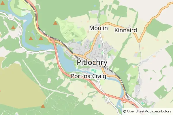 Mapa Pitlochry