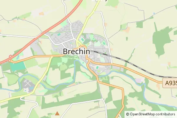 Mapa Brechin