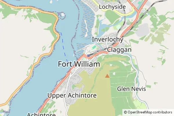 Mapa Fort William