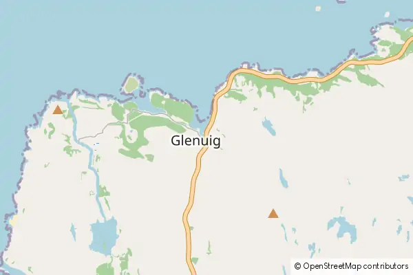 Mapa Glenuig