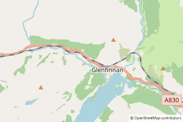 Mapa Glenfinnan