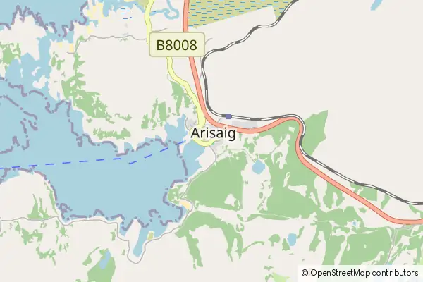 Mapa Arisaig