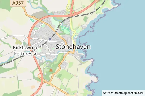 Mapa Stonehaven