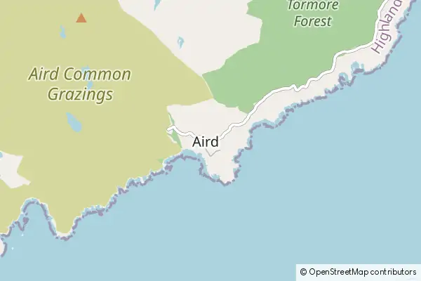 Mapa Aird of Sleat