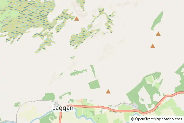 Mapa Laggan