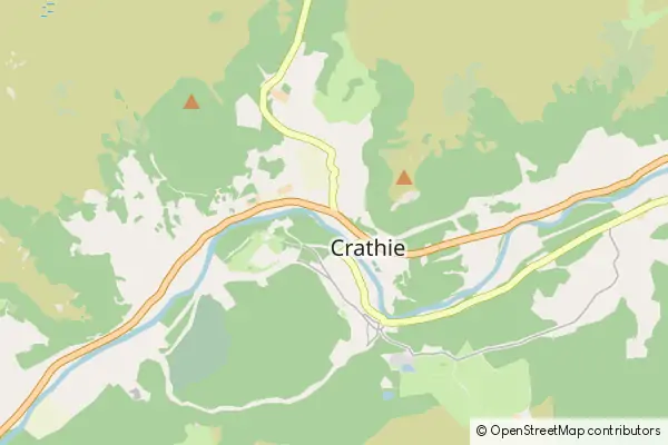 Mapa Crathie