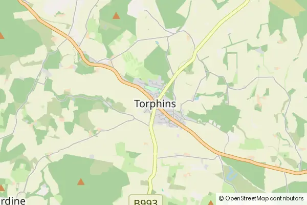 Mapa Torphins