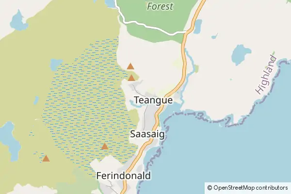 Mapa Teangue