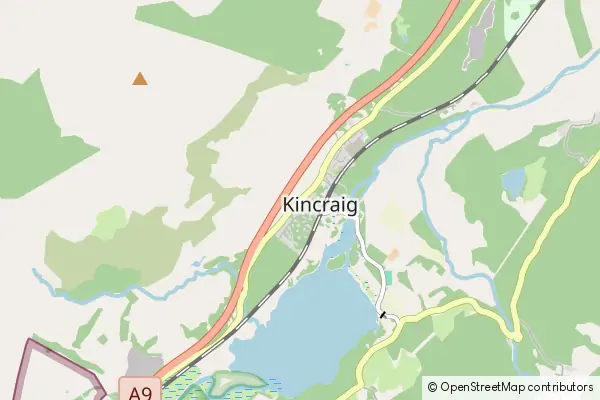 Mapa Kincraig