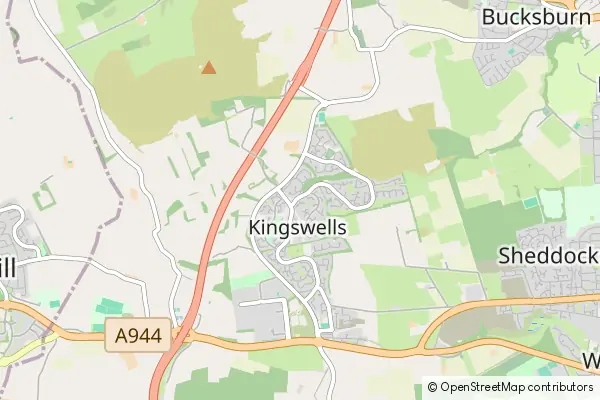 Mapa Kingswells