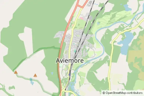 Mapa Aviemore