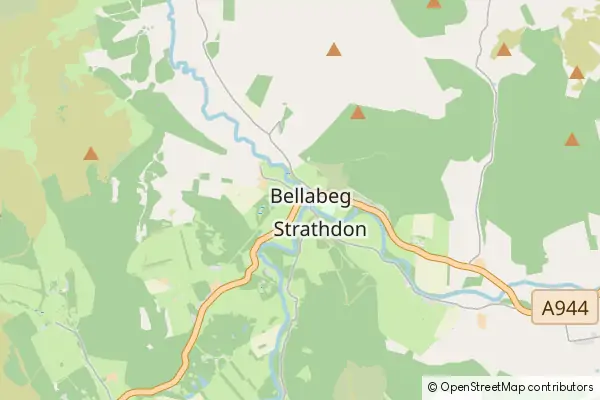 Mapa Strathdon