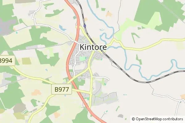 Mapa Kintore