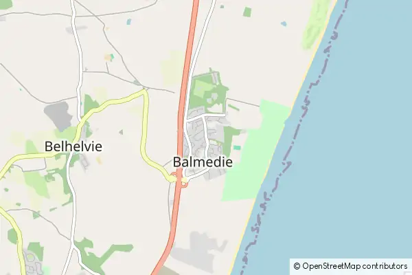 Mapa Balmedie