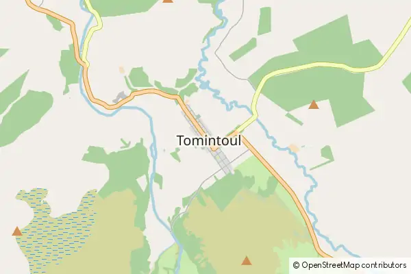 Mapa Tomintoul