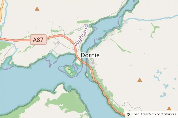 Mapa Dornie