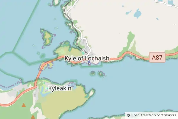 Mapa Kyle of Lochalsh