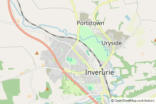 Mapa Inverurie