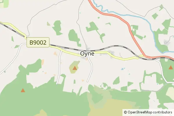 Mapa Oyne