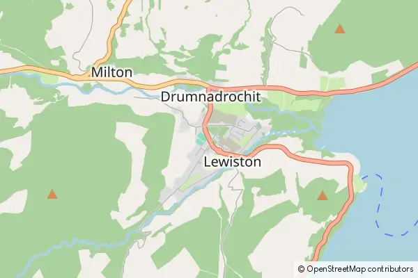 Mapa Drumnadrochit