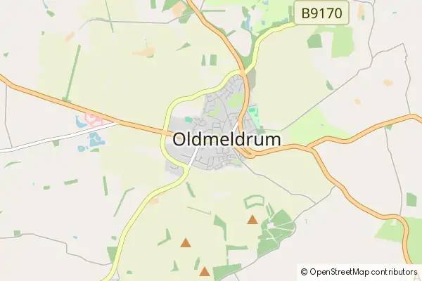 Mapa Old Meldrum
