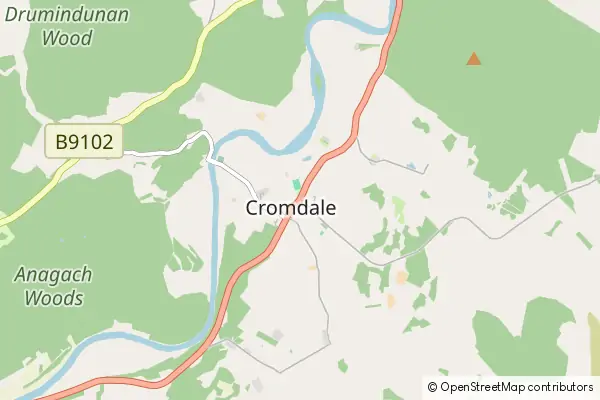 Mapa Cromdale