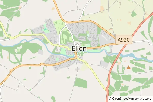 Mapa Ellon