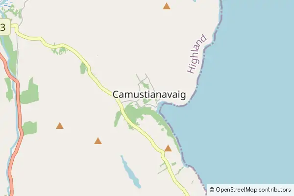 Mapa Camustianavaig