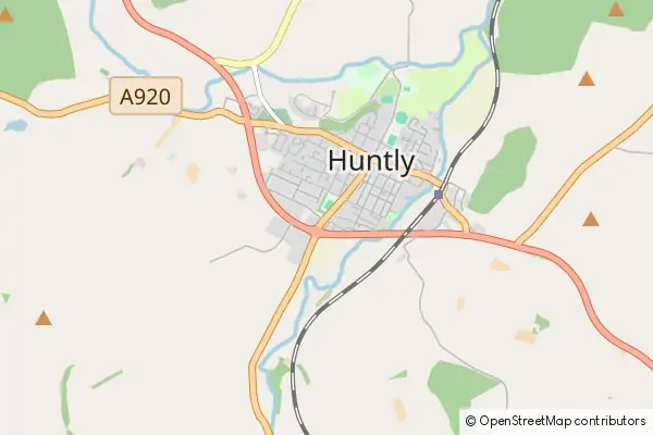 Mapa Huntly