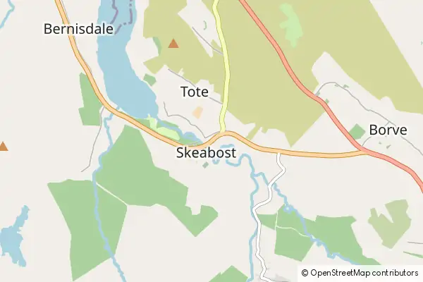 Mapa Skeabost