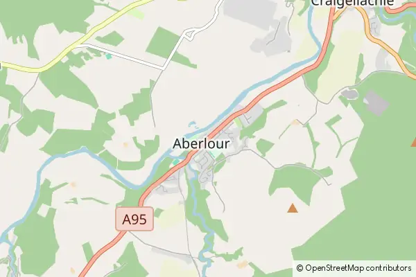 Mapa Aberlour