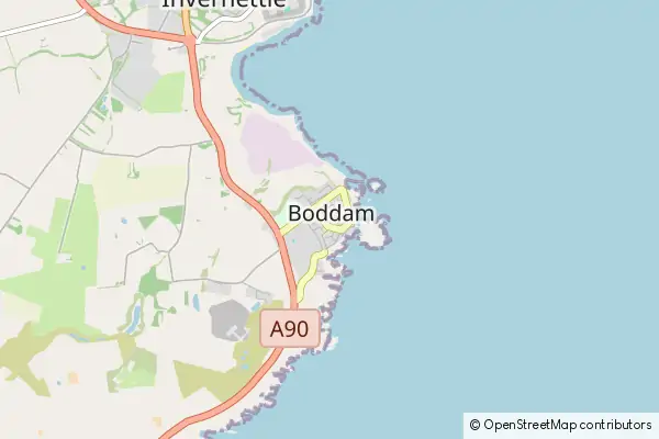 Mapa Boddam