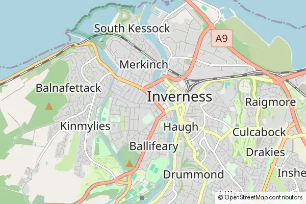 Mapa Inverness