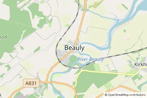 Mapa Beauly