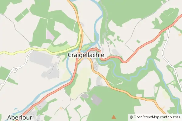 Mapa Craigellachie