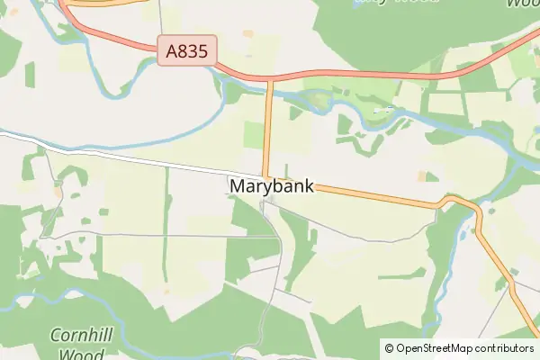 Mapa Marybank