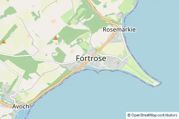 Mapa Fortrose