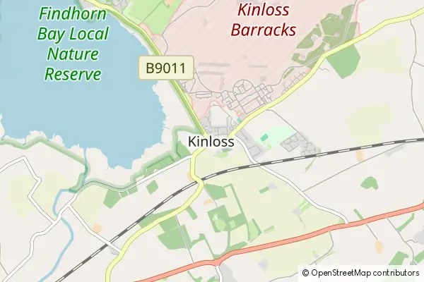 Mapa Kinloss