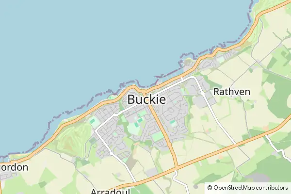 Mapa Buckie