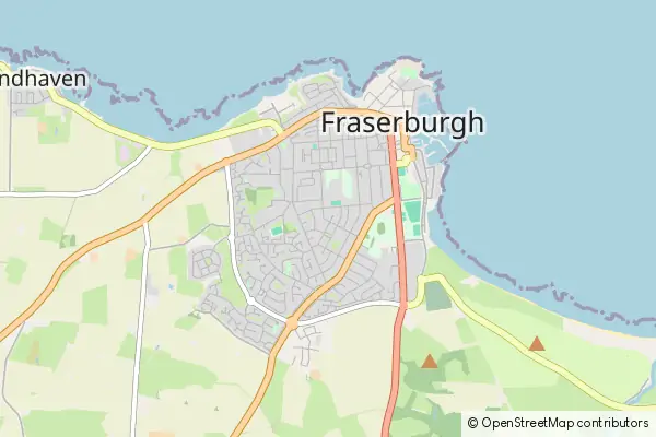 Mapa Fraserburgh