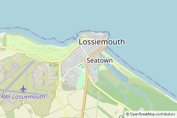 Mapa Lossiemouth