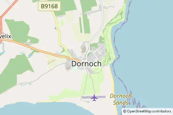 Mapa Dornoch