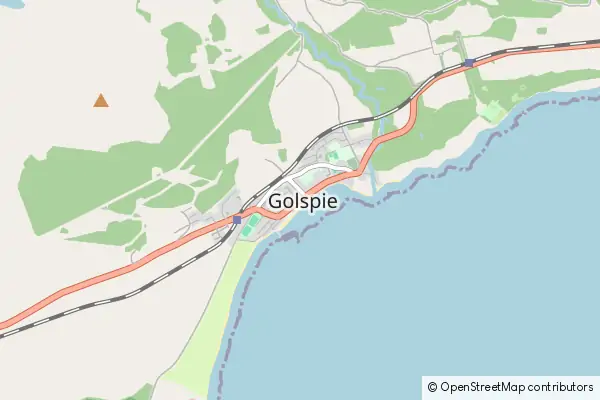 Mapa Golspie