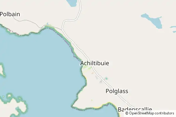 Mapa Achiltibuie