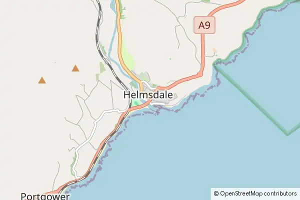 Mapa Helmsdale