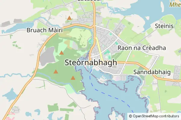 Mapa Stornoway