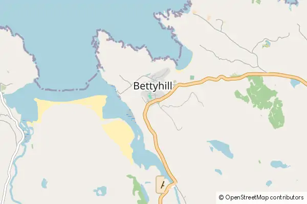 Mapa Bettyhill