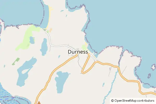 Mapa Durness