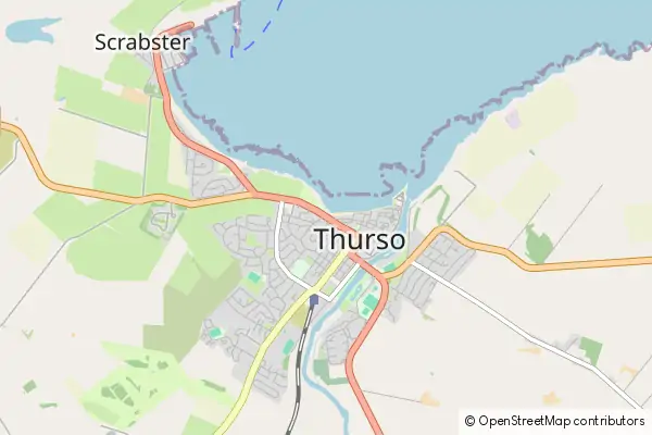 Mapa Thurso